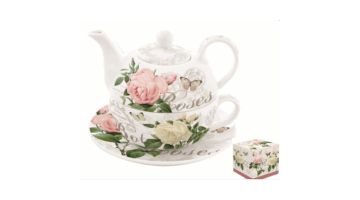 R2S.104JARB Porcelán egyszemélyes teáskészlet 350ml+350ml