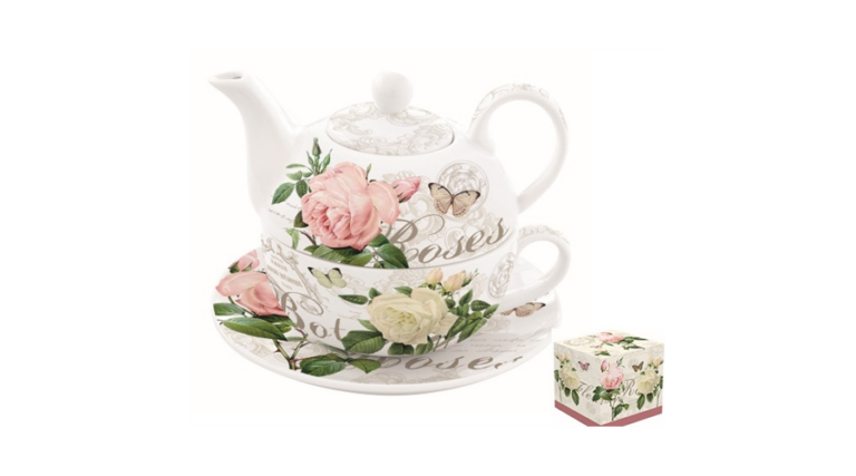 R2S.104JARB Porcelán egyszemélyes teáskészlet 350ml+350ml
