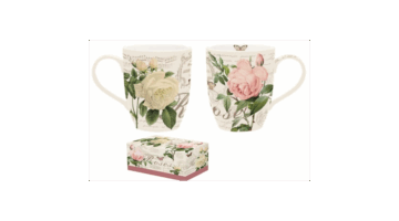 R2S.1457JARB Porcelán bögreszett 2db-os dobozban