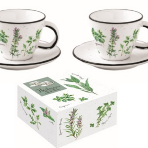 R2S.2205HERU Porcelán eszpresszócsésze+alj 120ml