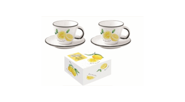 R2S.2205AMAL Porcelán eszpresszócsésze+alj 120ml