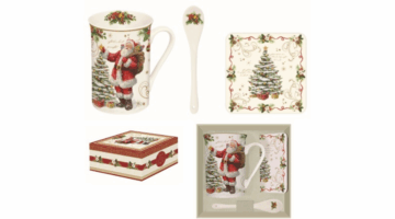 R2S.1459MAGI Porcelánbögre 250ml kanállal