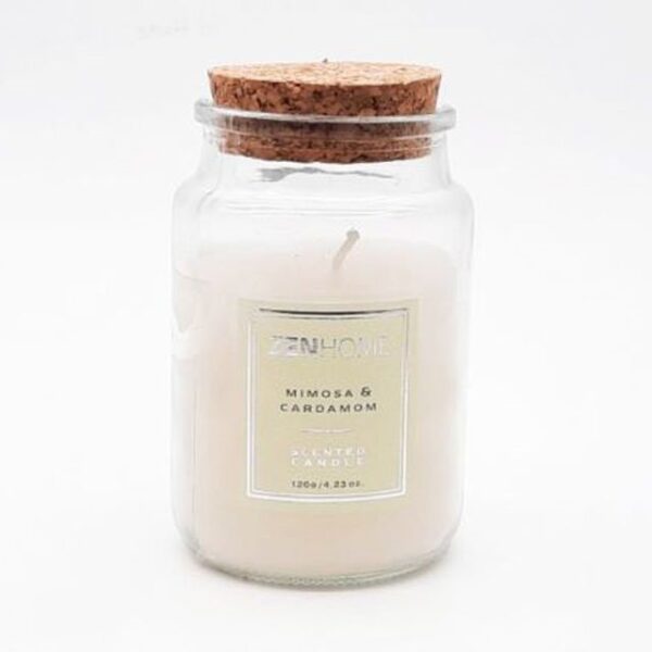 Illatgyertya üvegben