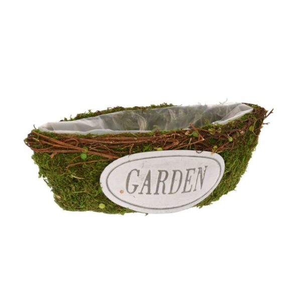 Kaspó "Garden" felirattal