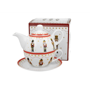 Porcelán egyszemélyes tázós szett 300ml