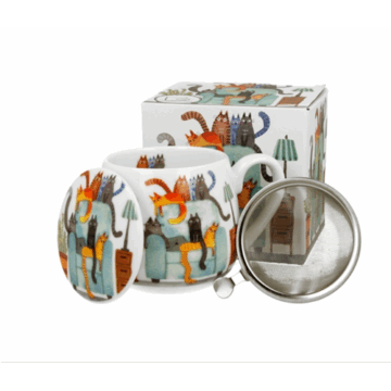 Porcelánbögre tetővel