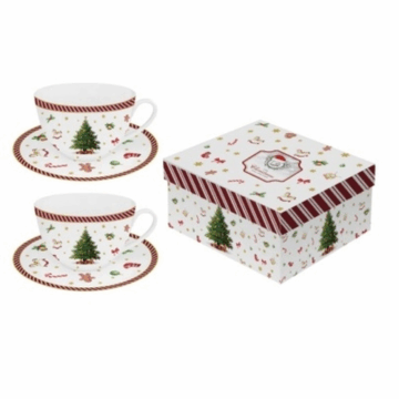 Porceláncsésze+alj 280ml