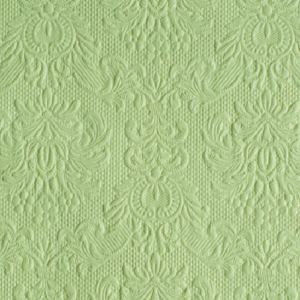 AMB.13307907 Elegance Pale Green dombornyomott  papírszalvéta 33x33cm