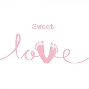 AMB.13316050 Sweet Love Girl papírszalvéta 33x33cm