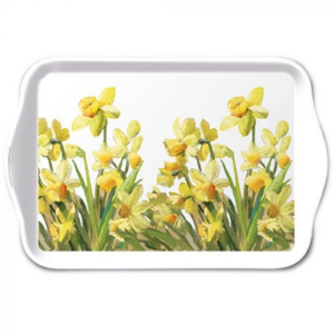 AMB.13716195 Golden Daffodils műanyag kistálca 13x21cm