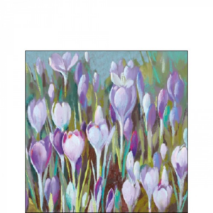 AMB.12517005 Crocus papírszalvéta 25x25cm