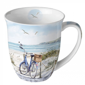 AMB.18417380 Bike at the Beach porcelánbögre 0