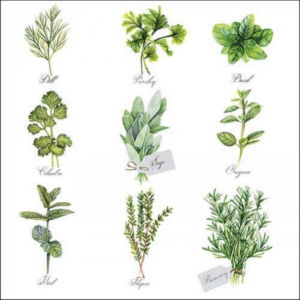 AMB.13318560 Herb selection papírszalvéta 33x33cm