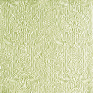 AMB.13306922 Elegance pearl green dombornyomott papírszalvéta 33x33cm