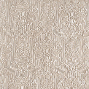 AMB.13306923 Elegance pearl taupe dombornyomott papírszalvéta 33x33cm