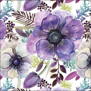 AMB.13319340 Purple dream papírszalvéta 33x33cm