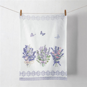 AMB.17819735 Lovely lavender white konyharuha 50x70cm