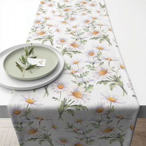 AMB.16619545 Beautiful daisies white asztali futó 40x150cm