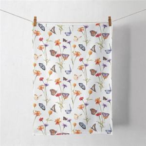 AMB.17819335 Butterfly garden white konyharuha 50x70cm