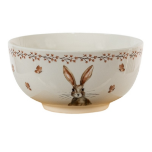 CLEEF.REBBO Porcelán tálka 14cm nyuszis