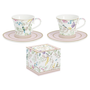 R2S.1787BIME Porcelán eszpresszócsésze+alj 80ml
