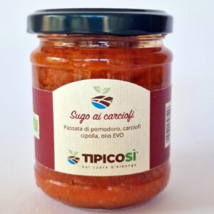Articsókás paradicsomszósz, extraszűz olívaolajjal, BIO 180 g