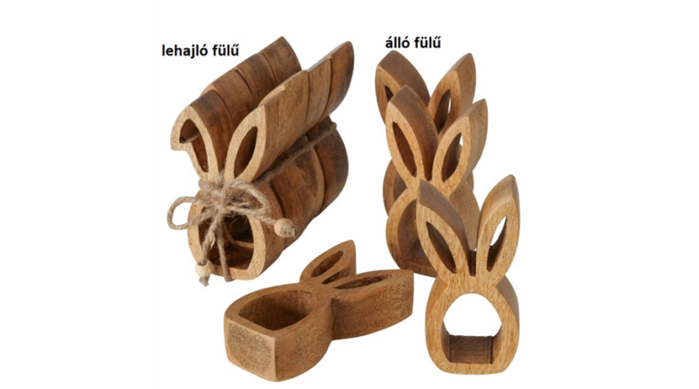 B.G.2044434 Nyuszifej szalvétagyűrű