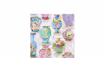 AMB.12513990 Vases papírszalvéta 25x25cm