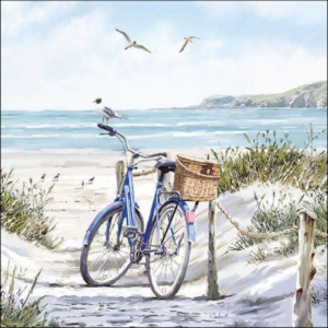 AMB.13317380 Bike at the Beach papírszalvéta 33x33cm