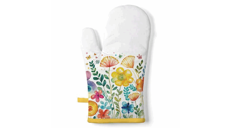 AMB.16418430 Vibrant spring white edényfogó kesztyű 18x30cm