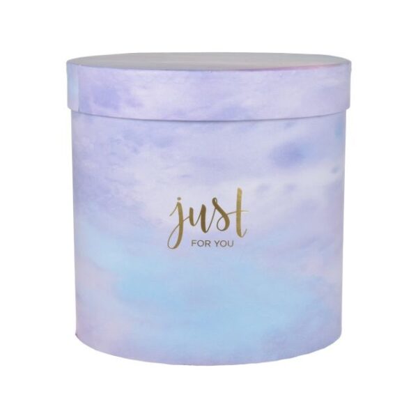 Kalapdoboz márvány mintás