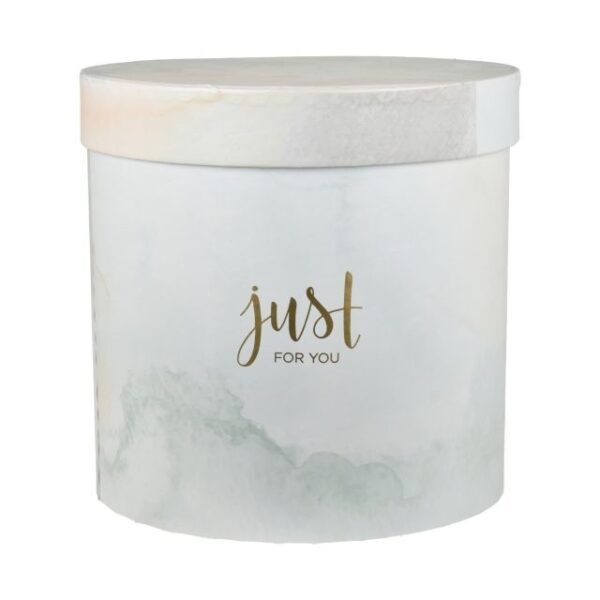 Kalapdoboz márvány mintás