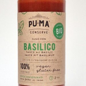 Bio bazsalikomos paradicsomszósz (Sugo con Basilico) üveges 320g