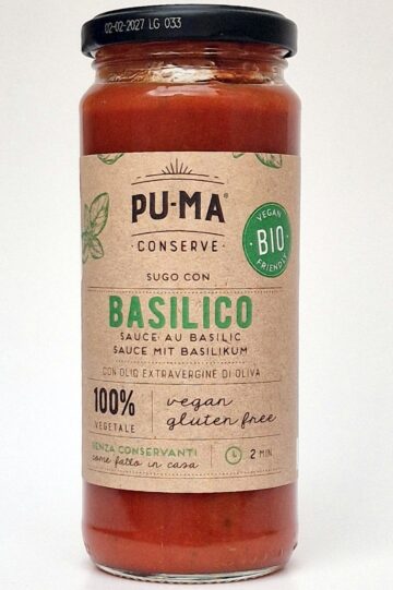 Bio bazsalikomos paradicsomszósz (Sugo con Basilico) üveges 320g