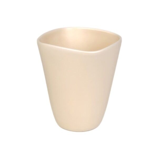 Quatro orchidea váza matt vajszín 14cm