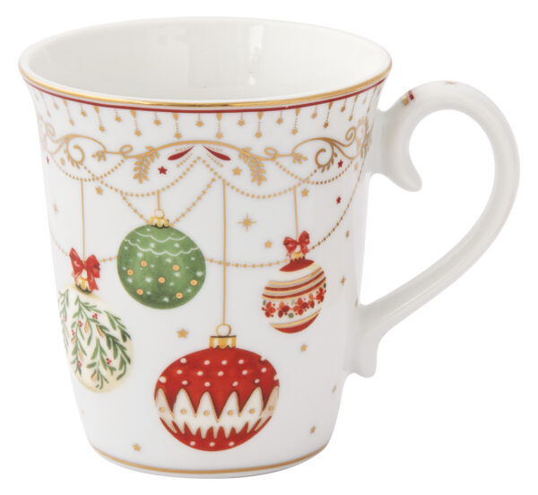 Porcelánbögre 275ml, dobozban, Christmas Eve