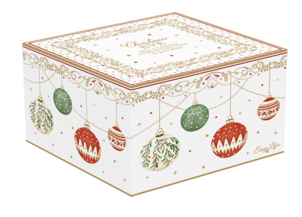 Porcelán eszpreszócsésze+alj 2 személyes 80ml,dobozban, Christmas Eve