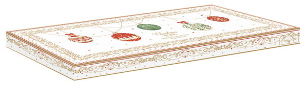 Porcelántálca 35x15cm, dobozban, Christmas Eve