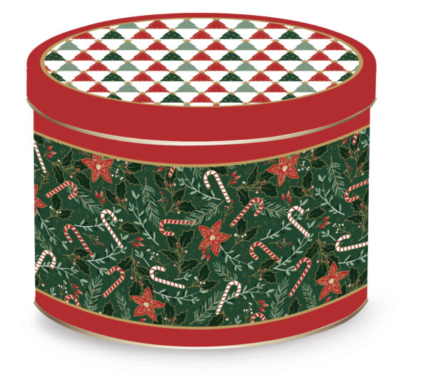 Porcelánbögre 350ml, fémdobozban, Fancy Christmas, Coffee Mania
