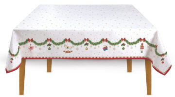 Asztalterítő 145x180cm, 100% pamut, Magie de Noel