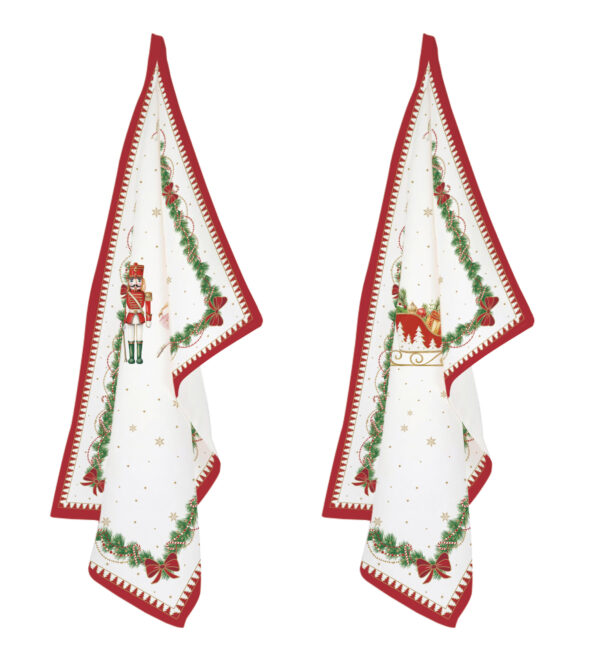 Konyharuhaszett 2 db-os 50x70cm, 100% pamut, Magie de Noel