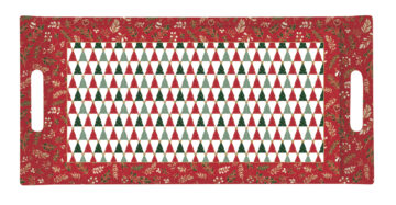 Műanyag tálca 40x19cm, Atmosphere, Fancy Christmas