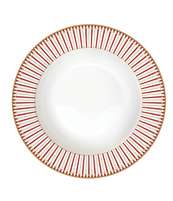 Porcelán mélytányér 21,5cm, Magie de Noel