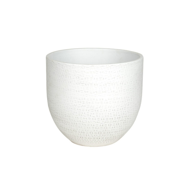 Amarante kerámia kaspó fehér 18x16cm