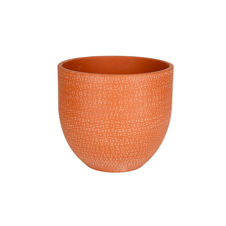 Amarante kerámia kaspó narancs 29x26cm