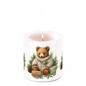 Átvilágítós gyertya Cuddle bear