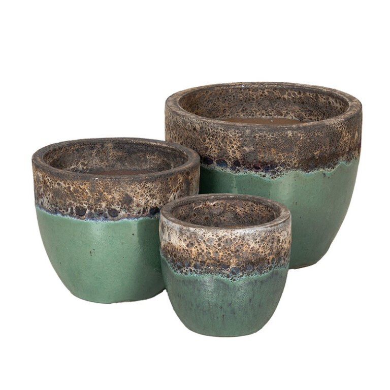 Calloway Classic kerámia növénytartó szett  türkiz 22