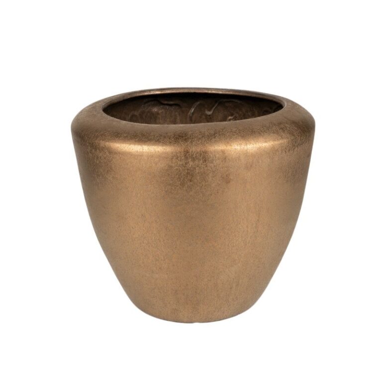 Campbell kerámia kaspó bronz 29x24cm