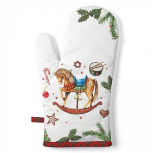 Edényfogó kesztyű Classic rocking horse white