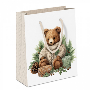 Papír ajándéktáska Cuddle bear